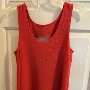 Yoana Barasch Peach Sleeveless Vented Top Size S